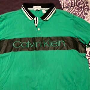 Calvin Klein Green Polo Shirt